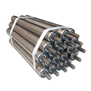 201不锈钢滚筒50无动力滚轴 流水线滚筒 500传送辊筒 输送带托辊