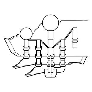 五踩柱头科斗拱CAD-清式斗口重昂三视图及分件尺寸图cad动态块