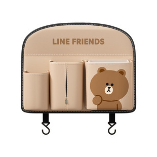 汽车座椅后背收纳袋车载挂袋后排后座置物袋架垃圾桶纸巾盒水杯架