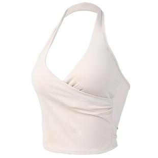 耐吉奥性感挂脖时尚美背瑜伽服背心女普拉提训练健身吊带内衣外穿