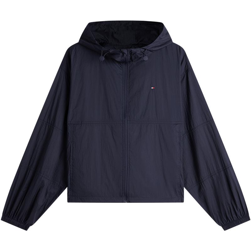 Tommy女装户外运动连帽单夹克