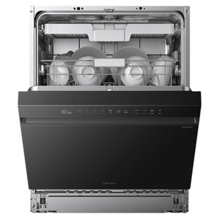 美的洗碗机rx600smax家用全自动15套消毒烘干除菌一体独嵌两用