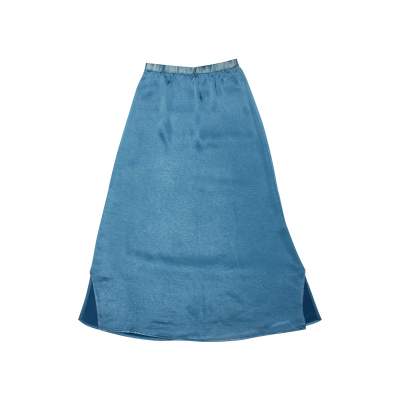 LOEN早秋华丽光泽高腰松紧半身裙