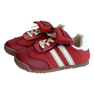 topstar童鞋宝宝幼儿园室内鞋儿童开春帆布鞋软底男女德训阿甘鞋3