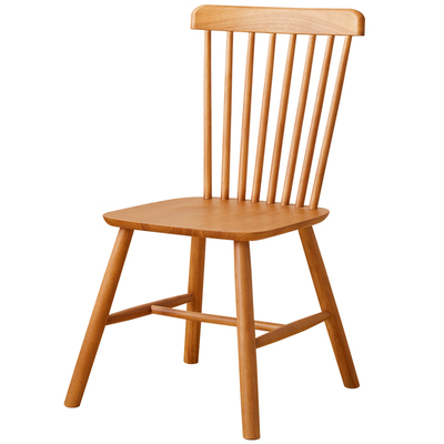 日式全实木餐椅靠背椅加厚用料