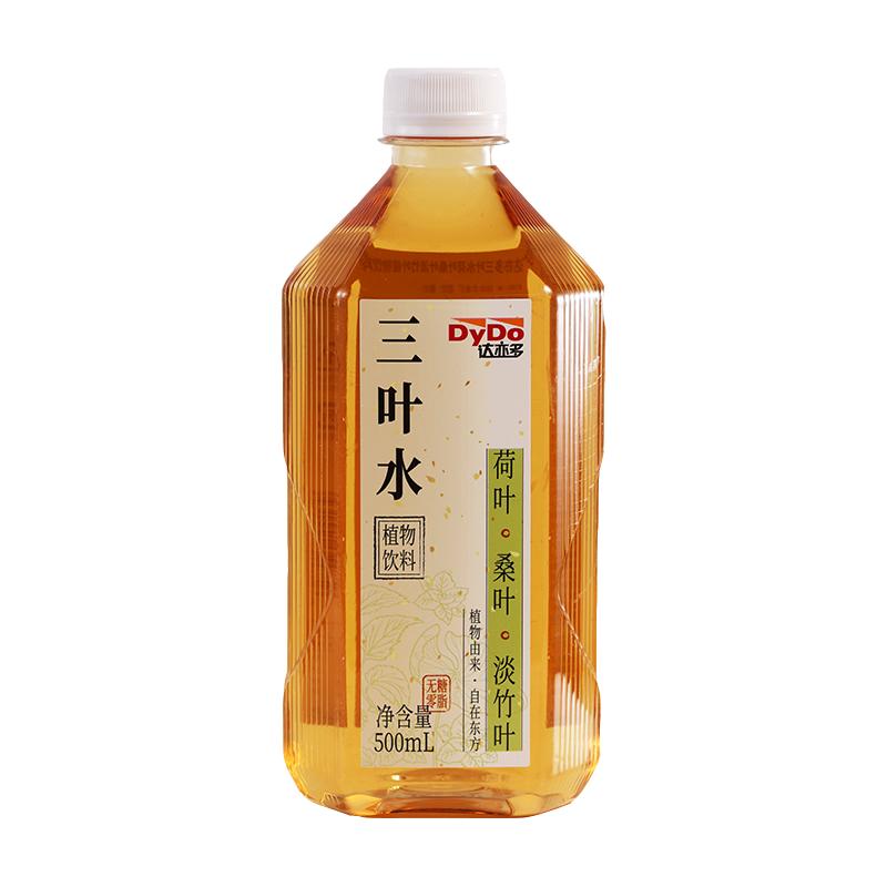 达亦多三叶水荷叶桑叶淡竹叶植物饮料500ml*15瓶整箱0糖0脂饮品