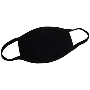 韩版城市猎人李敏镐同款男女骑行个性黑色立体纯棉防尘活性炭口罩