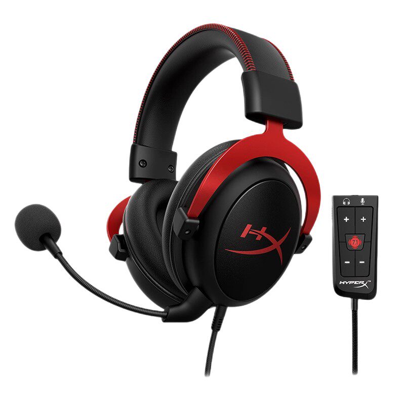 HYPERX极度未知cloud飓风2飓风3S有线无线粉色头戴式游戏电竞耳机