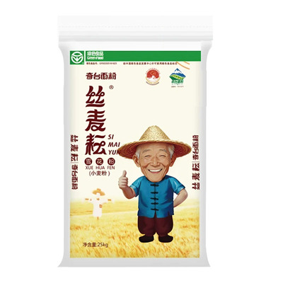 新疆奇台面粉丝麦耘雪花粉25kg