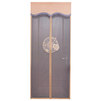 刺绣防蚊门帘静音自吸免打孔