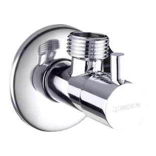 摩恩冷热水三角阀全铜加厚家用水阀开关水龙头4分四直通八字阀门