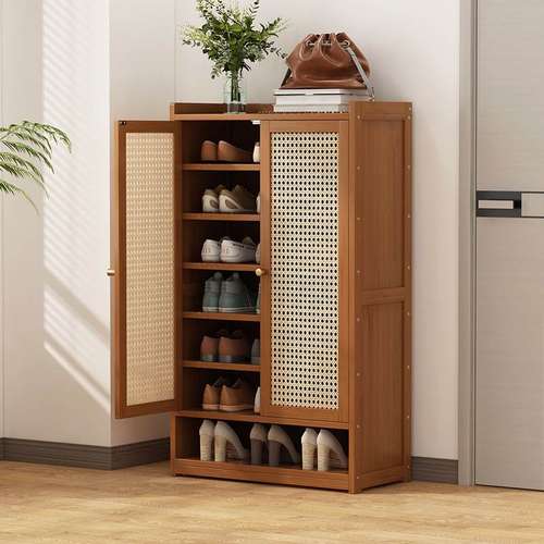 鞋柜家用门口入户带门鞋架储物柜收纳款神器防尘空间省用出租屋爆