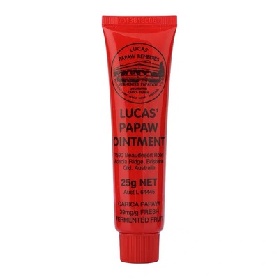 lucas澳洲25g唇膜保湿婴儿木瓜膏