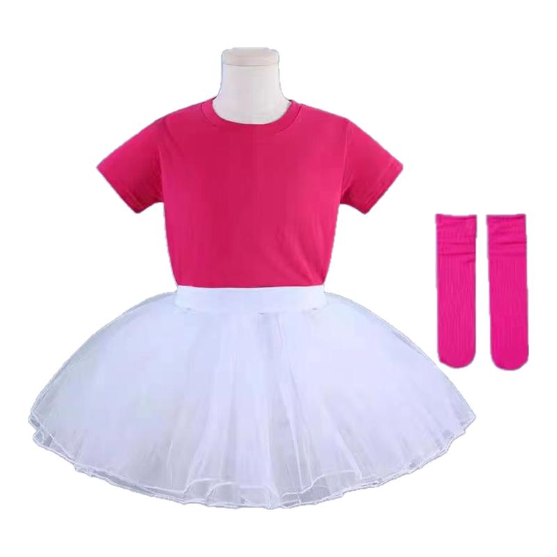 六一儿童蓬蓬纱裙演出服幼儿园糖果色小学生运动会舞蹈合唱表演服