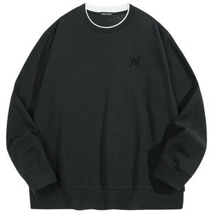 【商场同款】太平鸟男装 2026年春季新款撞色领口卫衣B1CRG1226