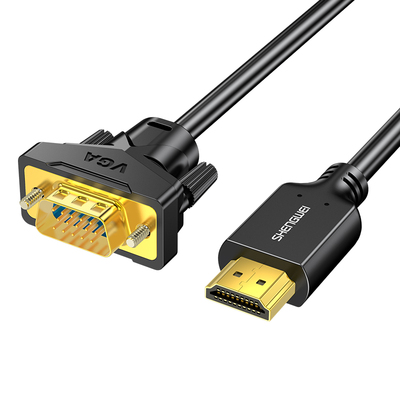 hdmi转vga电脑显示器高清线胜为