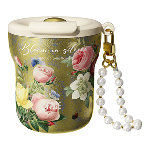 face速开纯钛保温杯女生高颜值咖啡杯水杯子新款便携钛杯新年礼物