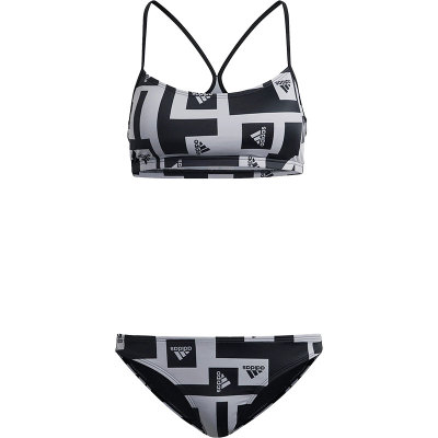 Adidas/阿迪达斯正品BARS AOP游泳沙滩女子运动套装HD0880
