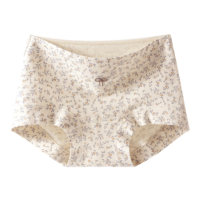 都市丽人平角纯棉抗菌短裤