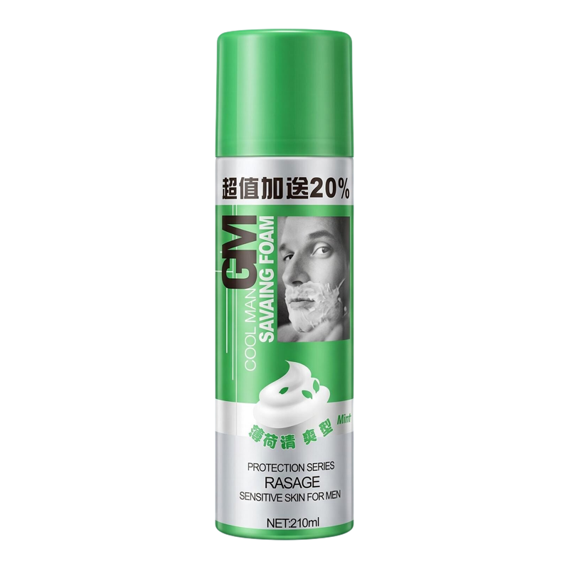 薄荷剃须泡沫男士膏舒缓