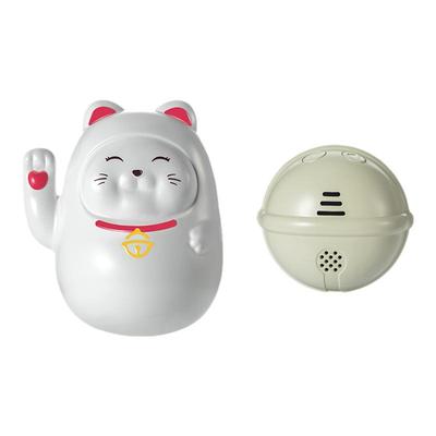 无线门铃自发电可爱招财猫