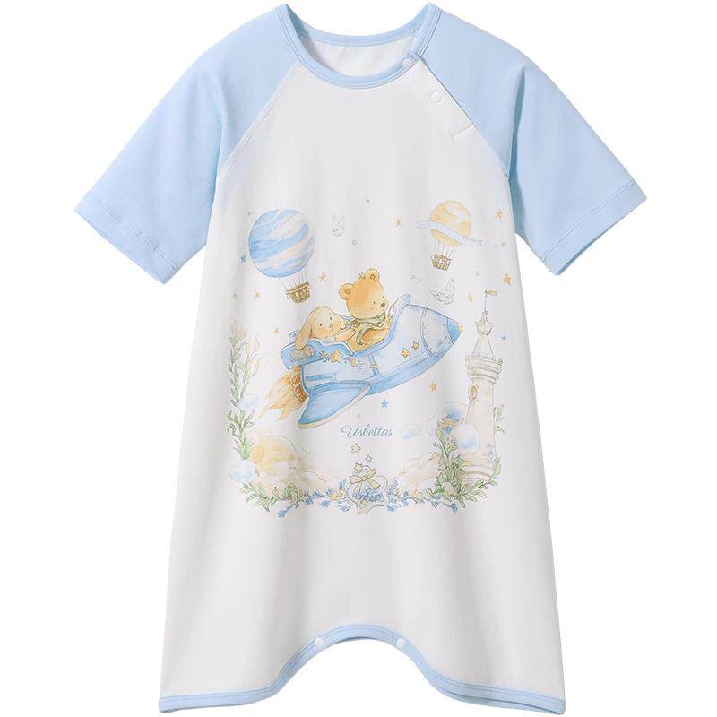 贝肽斯婴儿睡袋夏季纯棉导湿性好