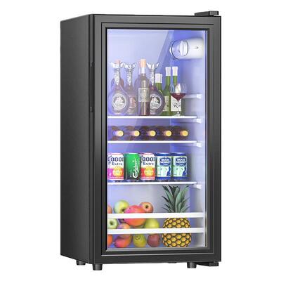 131升家用小型冰吧大容量冷藏柜