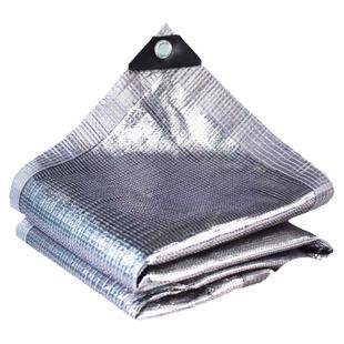 铝箔遮阳网加密加厚防晒网楼顶房屋窗户阳台户外膜板遮光太阳隔热