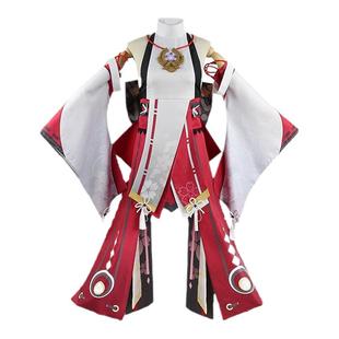 原神八重神子cos服鸣神大社宫司狐狸小姐可爱风动漫cosplay二次元