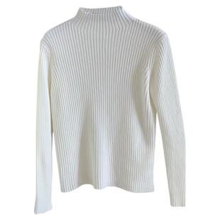 韩版修身显瘦竖条打底衫女2026春季新款简约纯色时尚百搭针织上衣