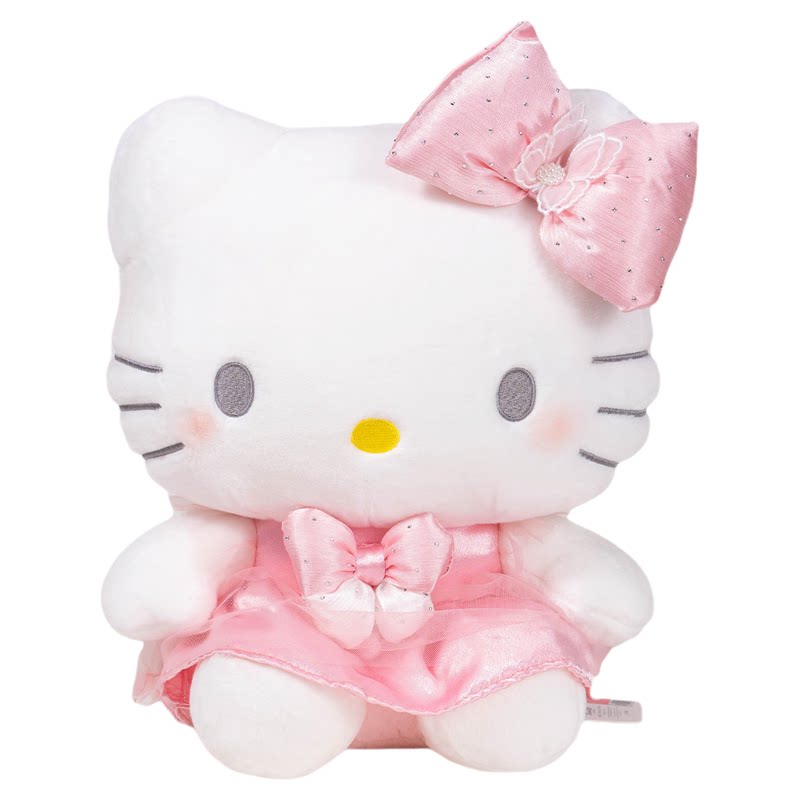 正版Hellokitty公仔凯蒂猫玩偶KT猫毛绒玩具安抚娃娃儿童女生礼物