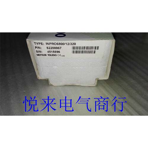议价52200967全新原装梅特勒托利多溶氧电极inpro6800/12/320现货