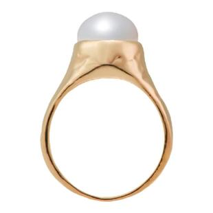 特卖品RoundFace20AW CANON RING 原创小众高级感淡水珍珠女戒指