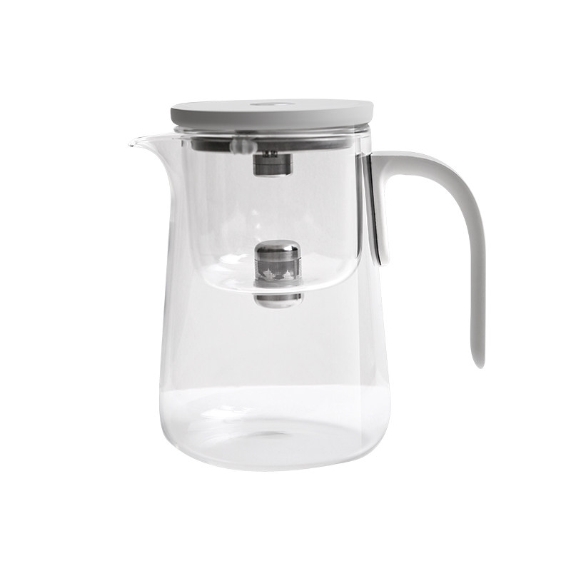 磁吸玻璃飘逸杯茶水分离