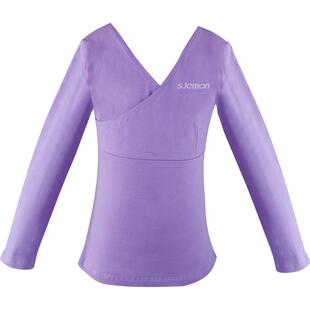 儿童舞蹈服上衣女练功服秋冬长袖中国舞形体服艺考体操服套装女童