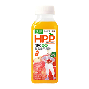 佐餐时间100%HPP烟台红富士鲜榨苹果汁NFC健康百分比纯无添加