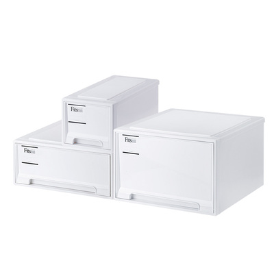 日本天马株式会社白色塑料抽屉式