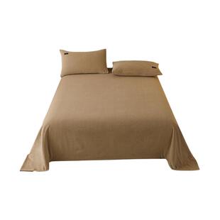 海澜之家加厚牛奶绒床单单件宿舍学生法兰绒珊瑚绒被单三件套双人