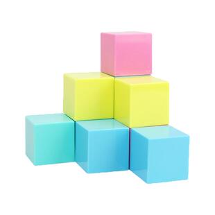 教学正方体小学1-5年级学具边角圆滑不伤手带收纳盒3cm16粒袋装