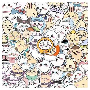 吉伊卡哇Chiikawa贴纸小八乌萨奇卡通可爱儿童贴画手机防水杯装饰