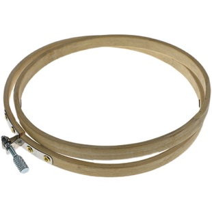 竹子绣绷刺绣绣花绷子手工diy绣圈撑子十字绣花棚儿童圆形绣框架