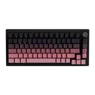 黑吉蛇AL75V2无线三模铝合金机械键盘75配列铝坨坨有线Gasket结构