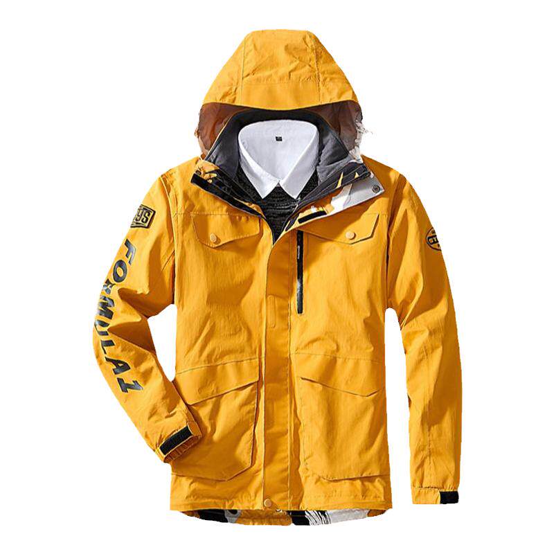 户外三合一冲锋衣外套女情侣款秋冬季西藏旅游徒步露营滑雪登山服