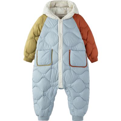 迷你巴拉巴拉男童女童羽绒连体衣