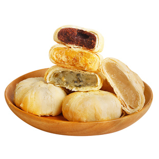 泉州丽林绿豆饼板栗酥闽南传统特产厦门馅饼蛋黄香芋红豆独立包装