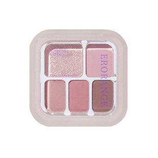 HOLDLIVE云纱点眸五色眼影盘大地色珠光小眼影便携新手日常盘女