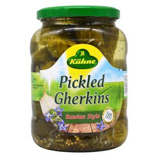 冠利俄式酸青瓜670g 德国进口酸黄瓜罐头汉堡沙拉三明治腌黄瓜