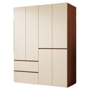 中古风衣柜家用卧室现代简易衣柜出租房新款小户型省空间挂衣橱柜