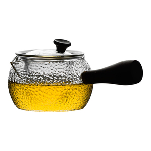 加厚玻璃茶壶耐高温侧把壶 煮茶器家用煮茶壶 烧水泡茶器茶具套装