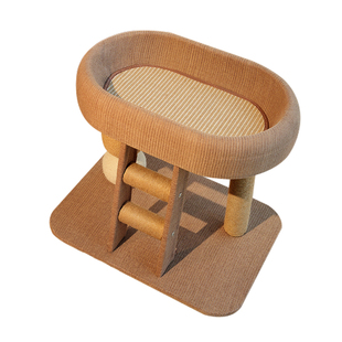 剑麻猫爬架猫窝一体小型矮脚通用猫架子猫抓柱不占地猫咪玩具耐抓